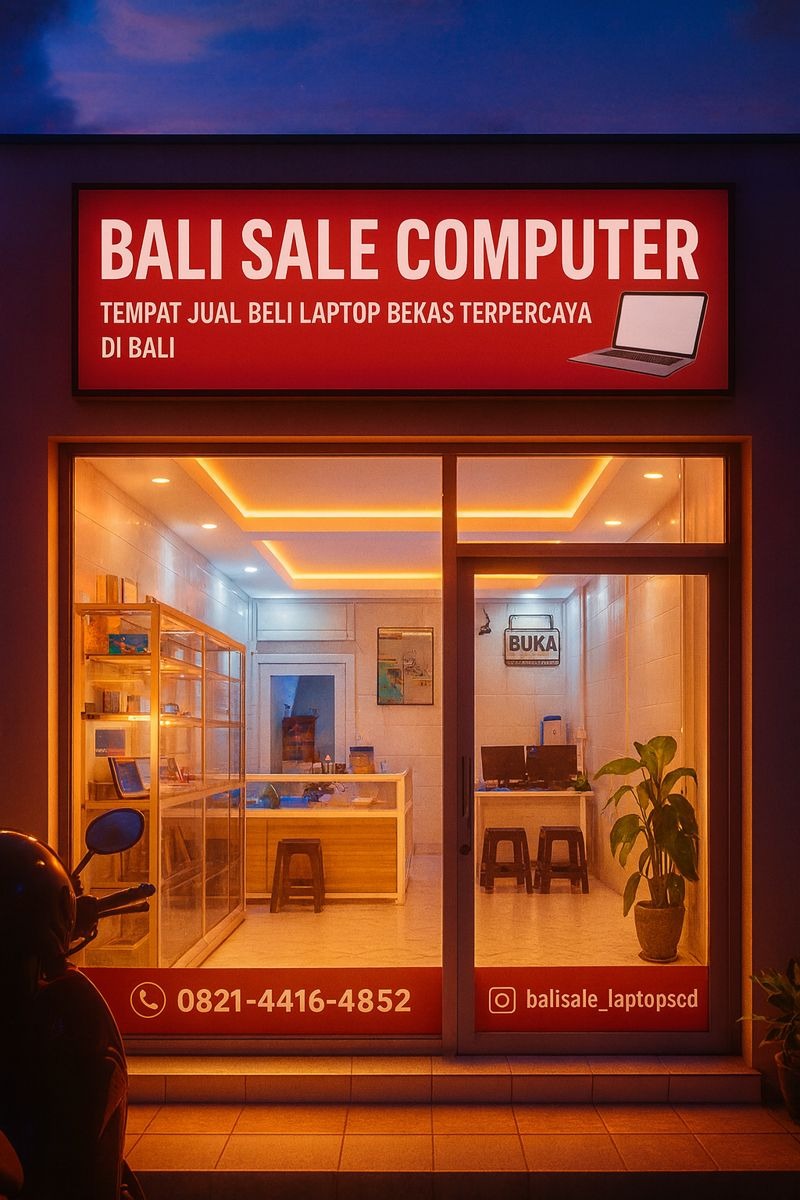 Lokasi & Kontak Lengkap Bali Sale Computer – Tempat Jual Beli Laptop Bekas Terpercaya di Bali