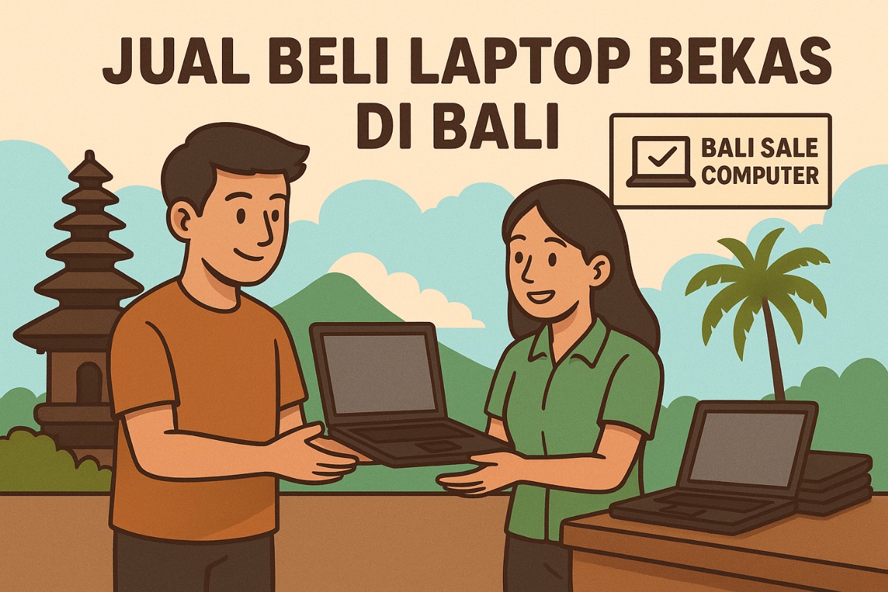 JUAL BELI LAPTOP BEKAS DI BALI : Solusi Aman, Hemat, dan Terpercaya