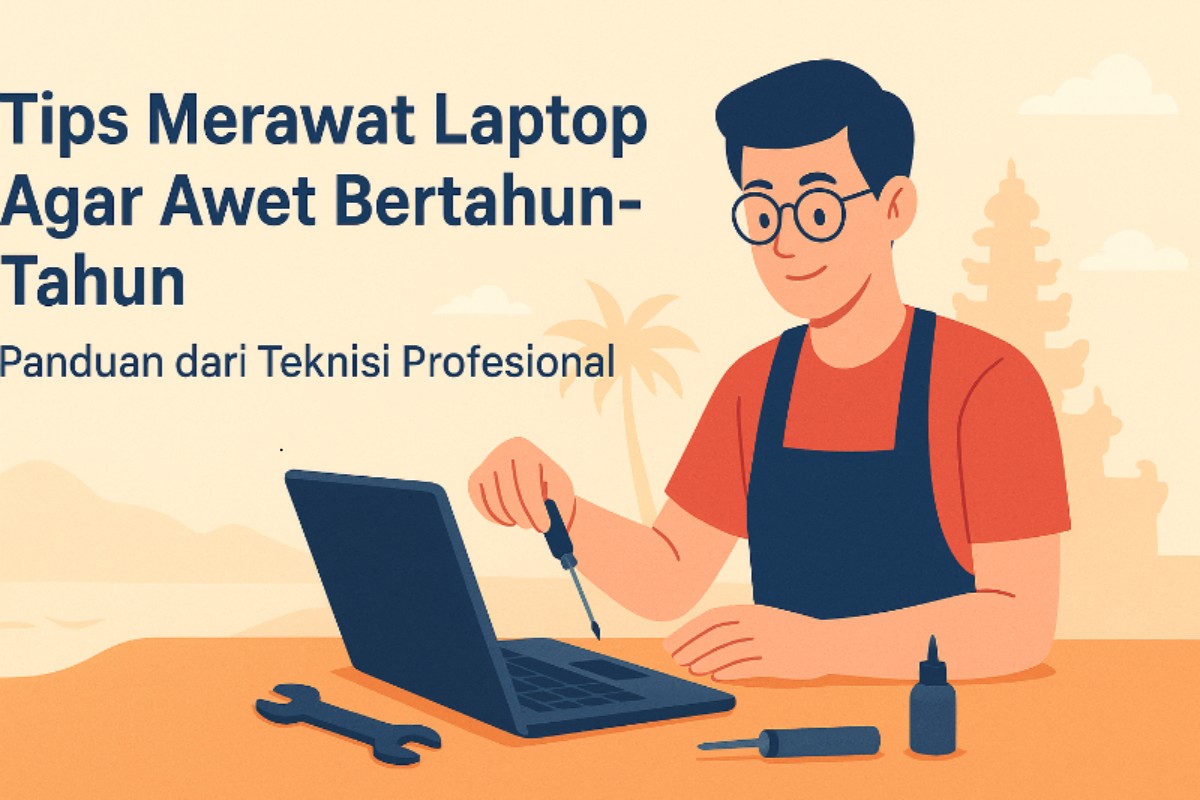 🧠 Tips Merawat Laptop Agar Awet Bertahun-Tahun: Panduan dari Teknisi Profesional – Update 2026