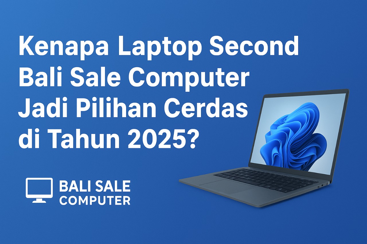 Kenapa Laptop Second Bali Sale Computer Jadi Pilihan Cerdas di Tahun 2025 ?
