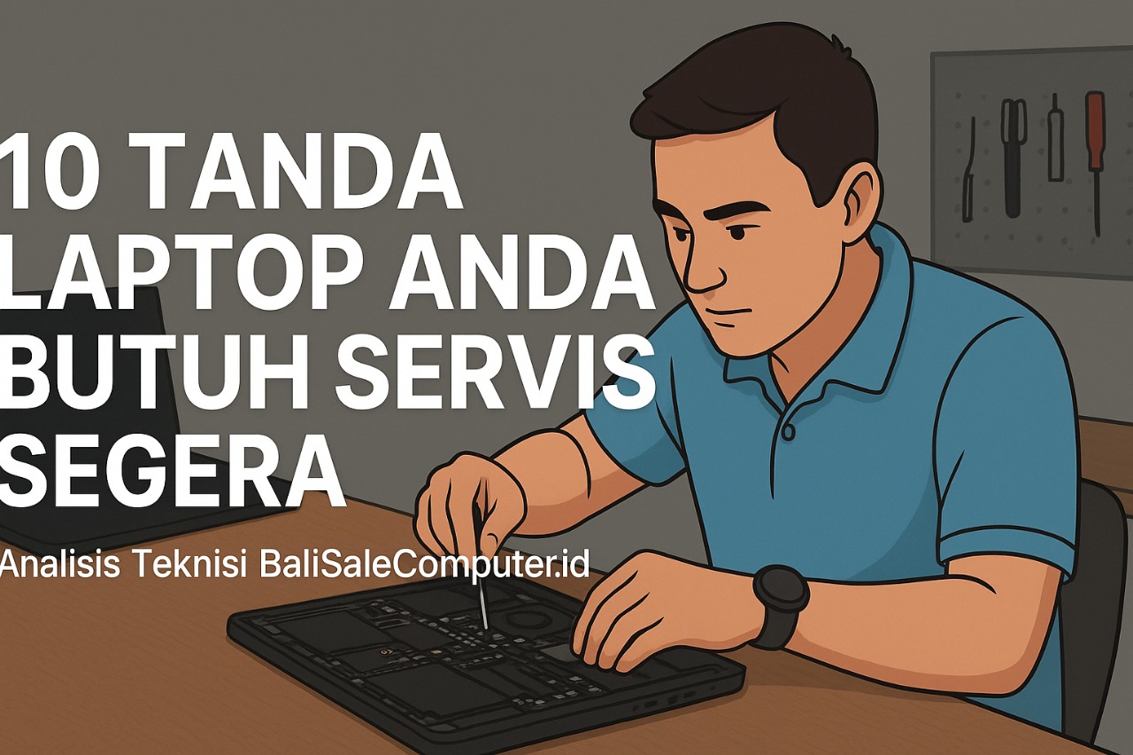 10 Tanda Laptop Anda Butuh Servis Segera – Analisis Teknisi BaliSaleComputer.id