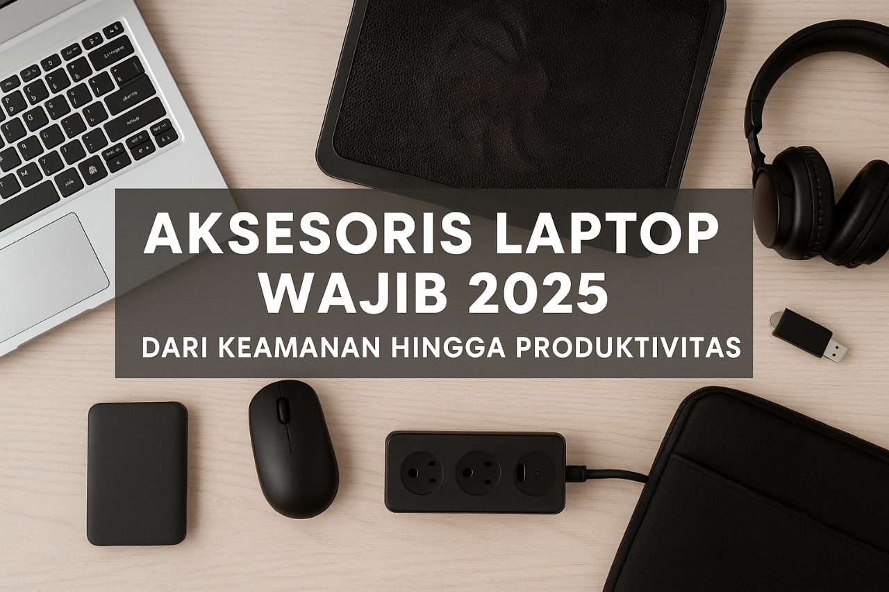 🔌 Aksesoris Laptop Wajib Punya di Tahun 2025: Dari Keamanan Hingga Produktivitas